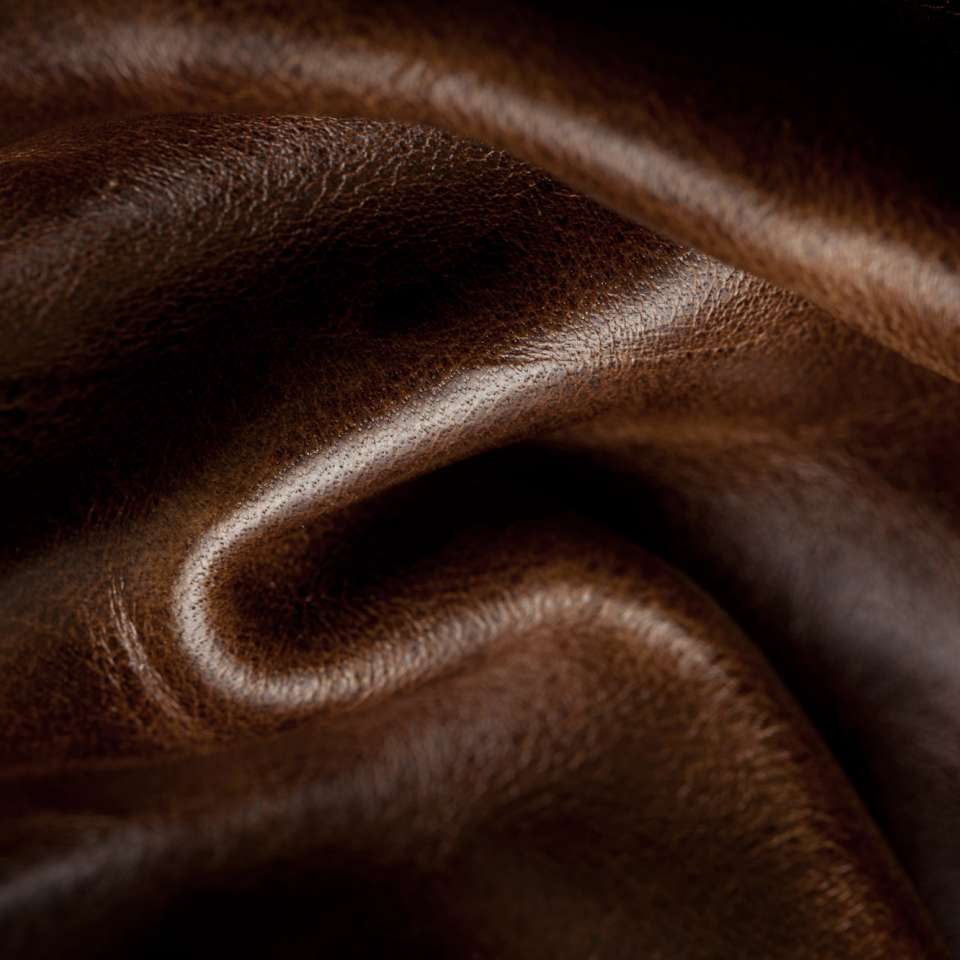 Brown leather